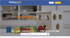 Desktop Screenshot of mybasiccrm.com